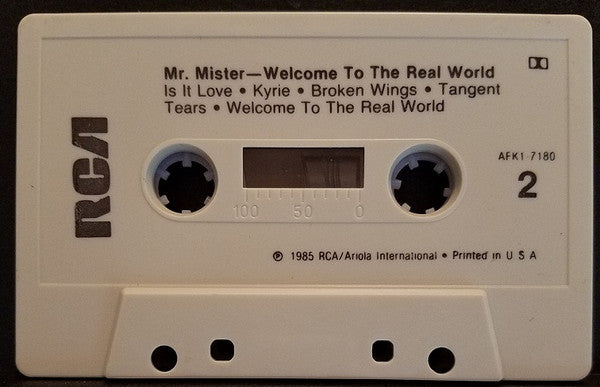Mr. Mister : Welcome To The Real World (Cass, Album, Dol)