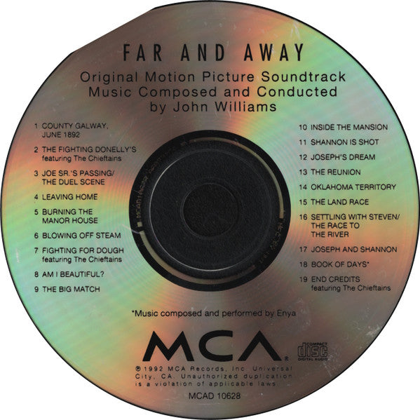 John Williams (4) : Far And Away (Original Motion Picture Soundtrack) (CD, Album, RE)