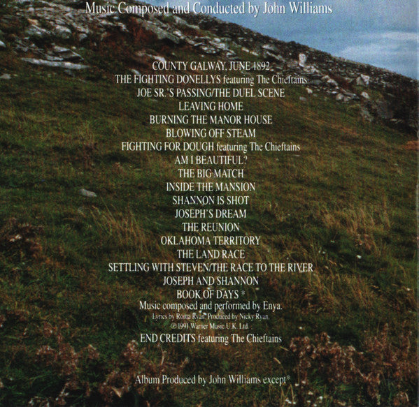 John Williams (4) : Far And Away (Original Motion Picture Soundtrack) (CD, Album, RE)