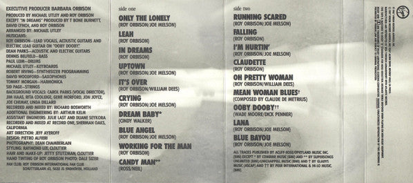 Roy Orbison : In Dreams: The Greatest Hits (Cass, Comp, Dol)