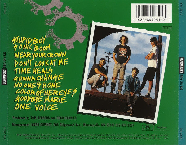 Gear Daddies : Billy's Live Bait (CD, Album)
