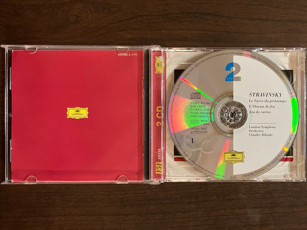 Igor Stravinsky – London Symphony Orchestra • Claudio Abbado : Le Sacre Du Printemps · The Firebird · Pétrouchka · Pulcinella · Jeu De Cartes (2xCD, Comp, RE, RM)