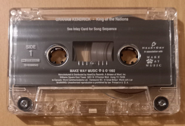 Graham Kendrick : King Of The Nations (Cass, Album)