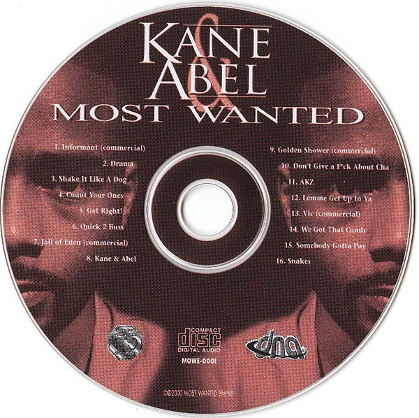 Kane & Abel : Most Wanted (CD, Album)