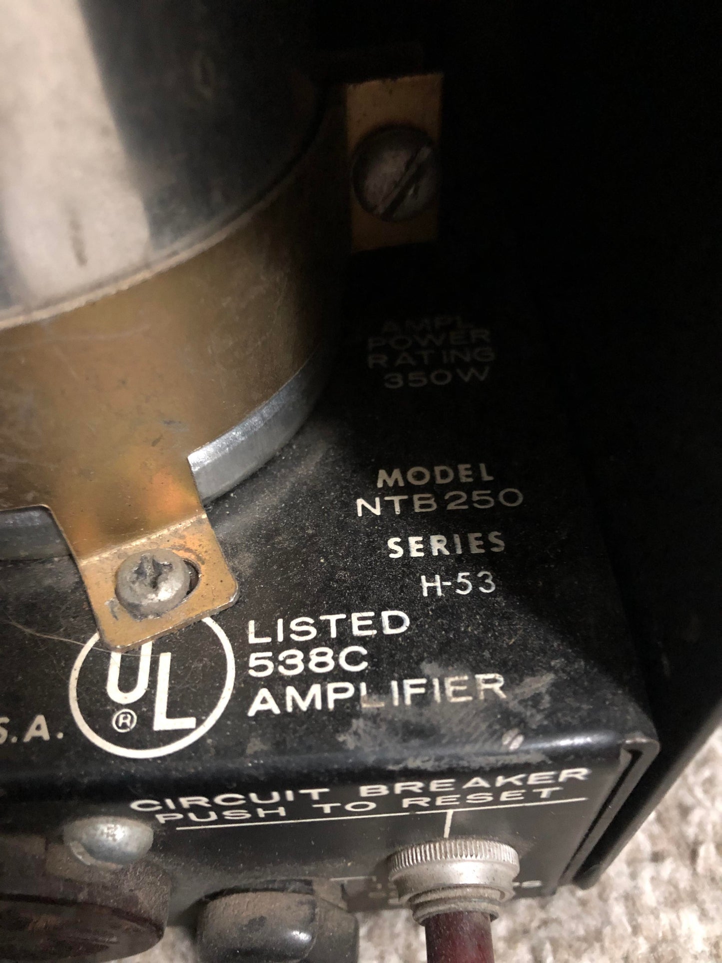 Bogen NTB-250 Silicon Transistor Power Amplifier 350W Mono - Endless Media