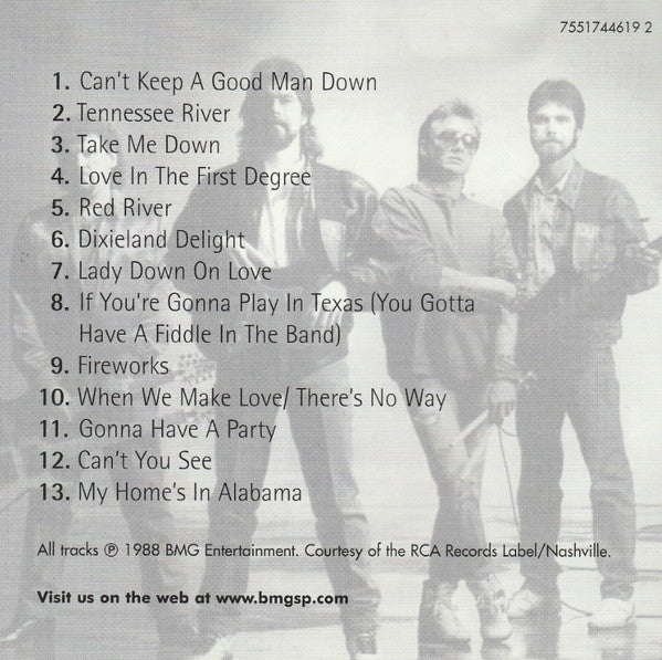 Alabama : Alabama Live (CD, Album, RE)