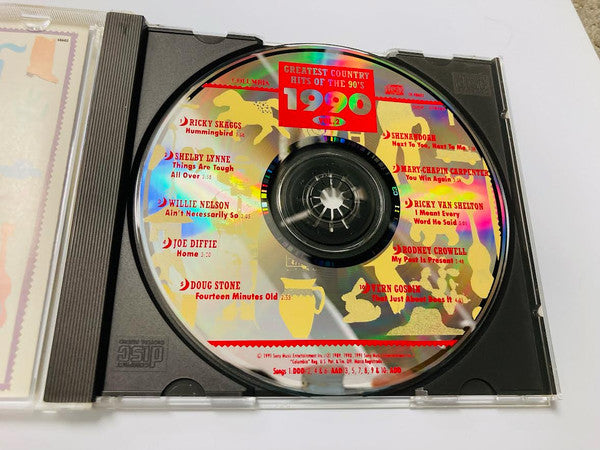 Various - Greatest Country Hits Of The 90's, 1990, Vol. 2 (CD) (VG) - Endless Media