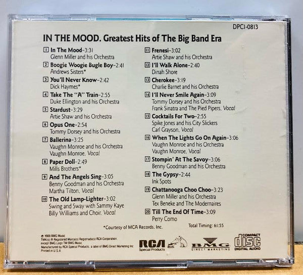 Various : In The Mood / Greatest Hits Of The Big Band Era (CD, Comp)