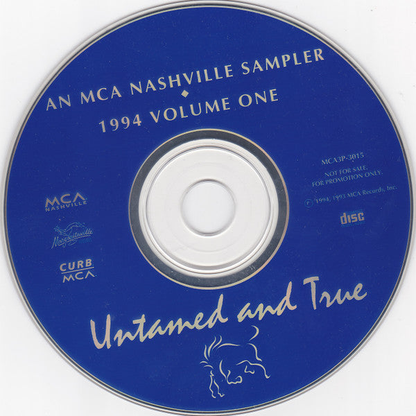 Various : Untamed And True - 1994 Volume One (CD, Promo, Smplr)