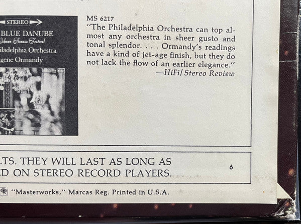 Eugene Ormandy / The Philadelphia Orchestra / Leonard Bernstein / New York Philharmonic / Werner Janssen / Wiener Volksopernorchester : Selections From "2001: A Space Odyssey" / Suite From "Aniara" (LP, Comp)