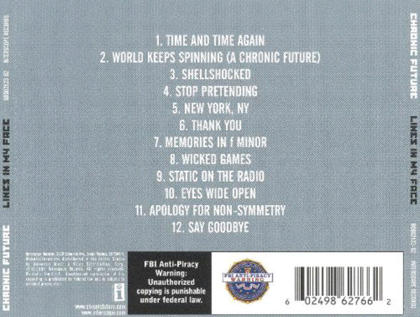 Chronic Future : Lines In My Face (CD, Album)