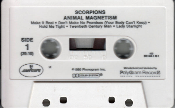 Scorpions : Animal Magnetism (Cass, Album, RE)