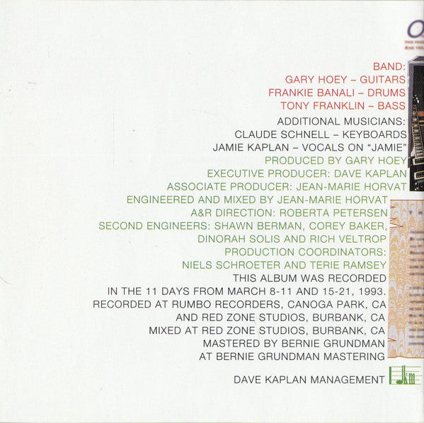 Gary Hoey : Animal Instinct (CD, Album)