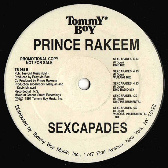 Prince Rakeem - Ooh I Love You Rakeem / Sexcapades (12") (VG) - Endless Media