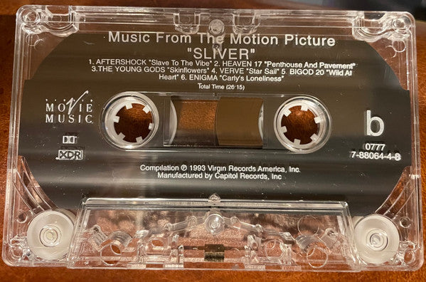 Various : Sliver (Music From The Motion Picture) (Cass, Comp)