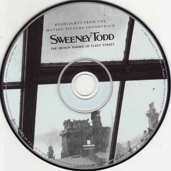 Various : Sweeney Todd: The Demon Barber Of Fleet Street (Highlights From The Motion Picture Soundtrack) (CD, Album)