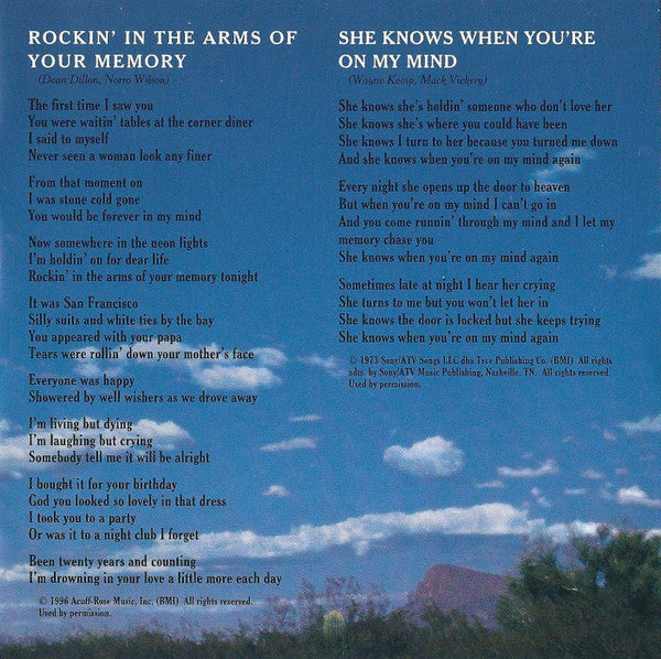 George Strait : Blue Clear Sky (HDCD, Album)