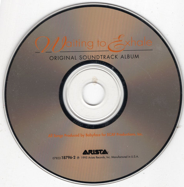 Various : Waiting To Exhale (Original Soundtrack Album) (CD, Album)