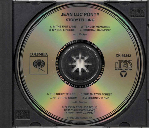 Jean-Luc Ponty : Storytelling (CD, Album, Pit)