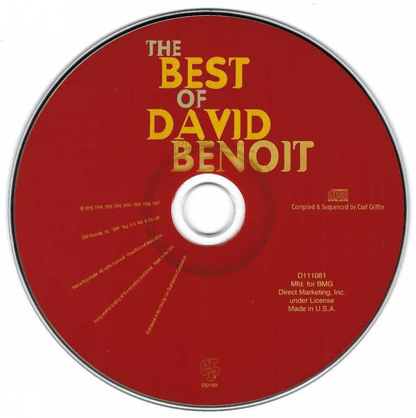 David Benoit : The Best Of David Benoit 1987-1995 (CD, Comp, Club)
