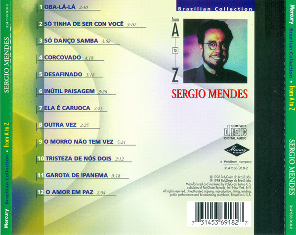 Sérgio Mendes : From A To Z (CD, Comp)