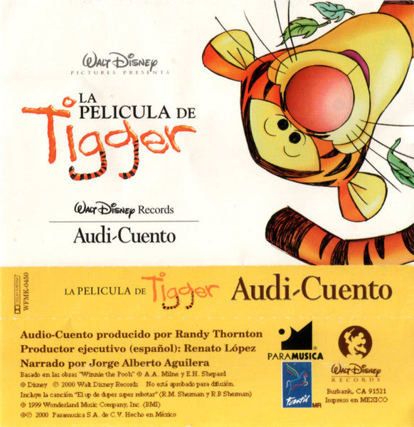 Jorge A. Aguilera : La Película De Tigger (Audi-Cuento) (Cass, Whi)