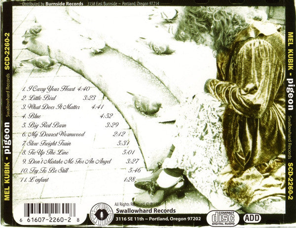 Mel Kubik : Pigeon (CD, Album)