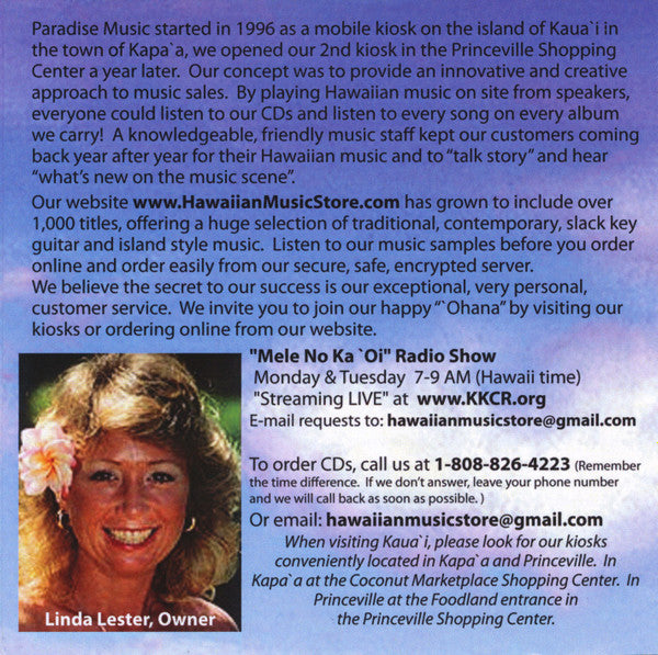 Various : Paradise Music - Kaua'i Hawaiian Music Store Collection Vol. 3 (CD, Album, Comp, Promo)