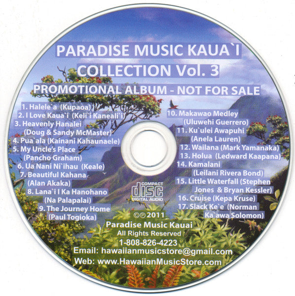 Various : Paradise Music - Kaua'i Hawaiian Music Store Collection Vol. 3 (CD, Album, Comp, Promo)