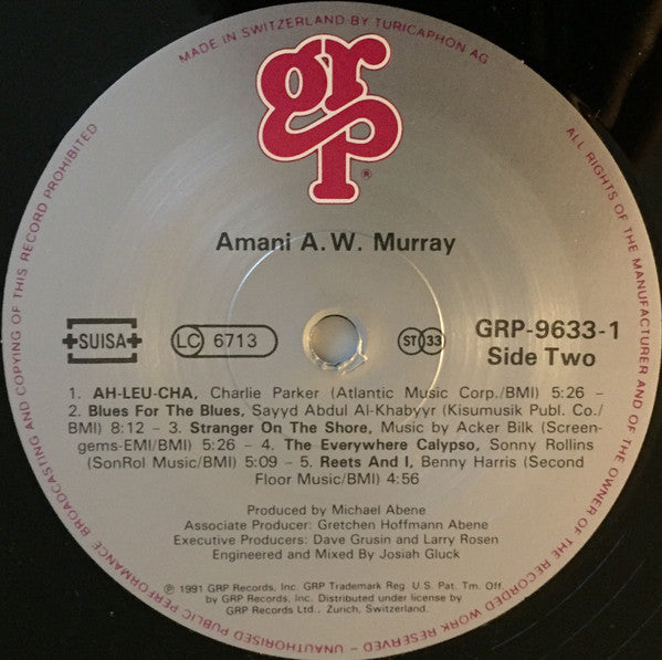 Amani A. W.-Murray : Amani A. W.-Murray (LP, Album)