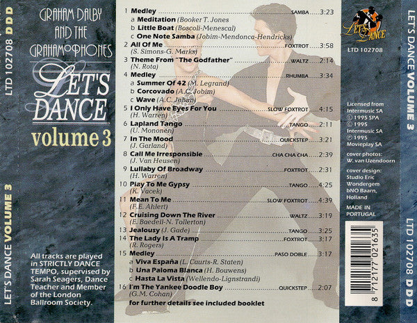 Graham Dalby & The Grahamophones : Let's Dance Volume 3 (CD, Album)