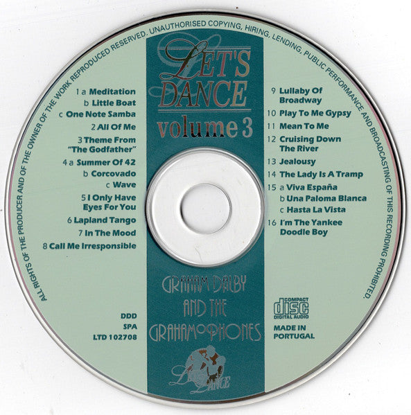 Graham Dalby & The Grahamophones : Let's Dance Volume 3 (CD, Album)