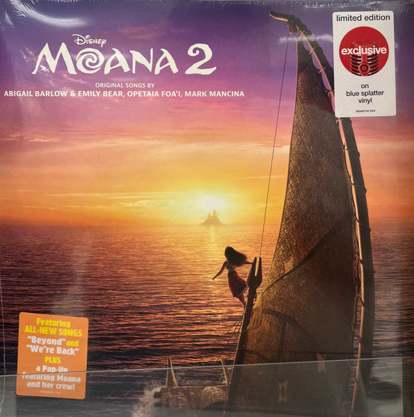Abigail Barlow, Emily Bear, Opetaia Foa'i, Mark Mancina : Moana 2 (LP, Blu)