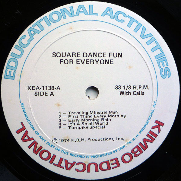 Rudy Franklin : Square Dance Fun For Everyone (2xLP)