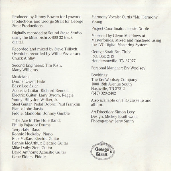 George Strait : Ocean Front Property (CD, Album, RE)