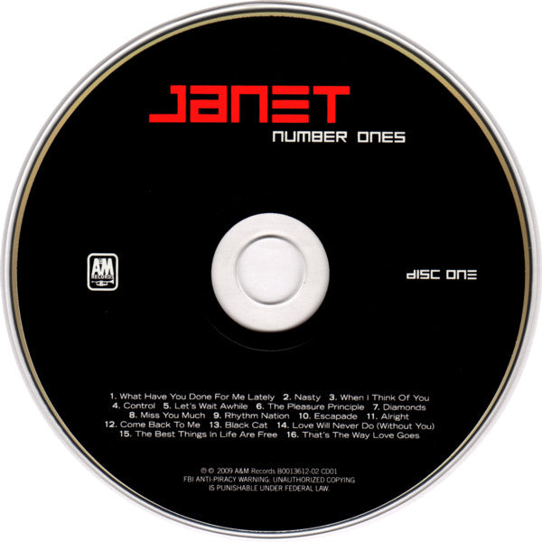 Janet Jackson : Number Ones (2xCD, Comp, Tar)