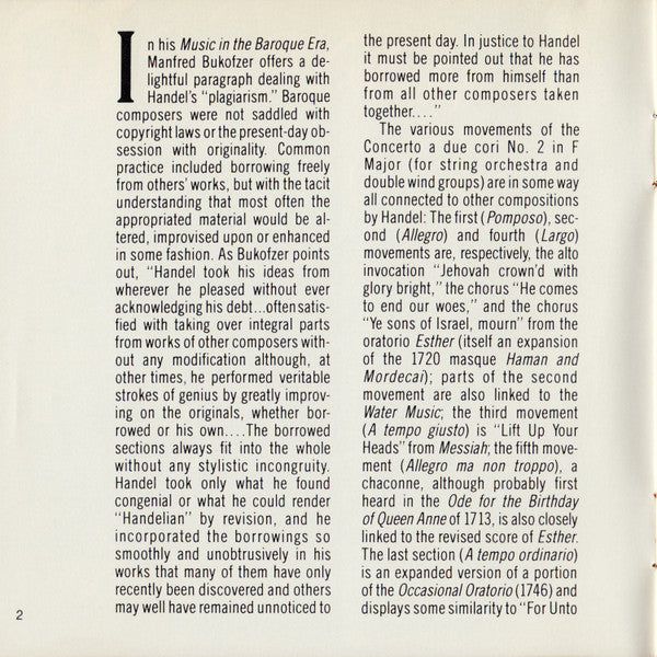 Georg Friedrich Händel, La Grande Ecurie Et La Chambre Du Roy, Jean-Claude Malgoire : Music For The Royal Fireworks (CD, Album)