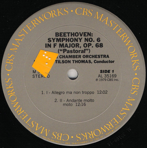 Ludwig van Beethoven - English Chamber Orchestra, Michael Tilson Thomas - Symphony No. 6 "Pastoral" (LP) (VG) - Endless Media