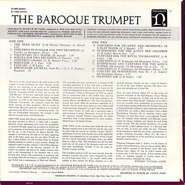 Various - The Baroque Trumpet (LP) (VG) - Endless Media