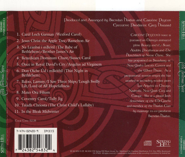 Caroline Peyton : Celtic Christmas Spirit (CD)