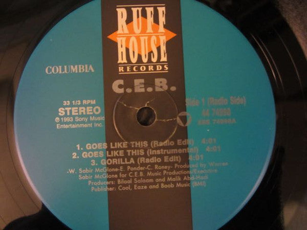 C.E.B. - Goes Like This (12") (VG) - Endless Media