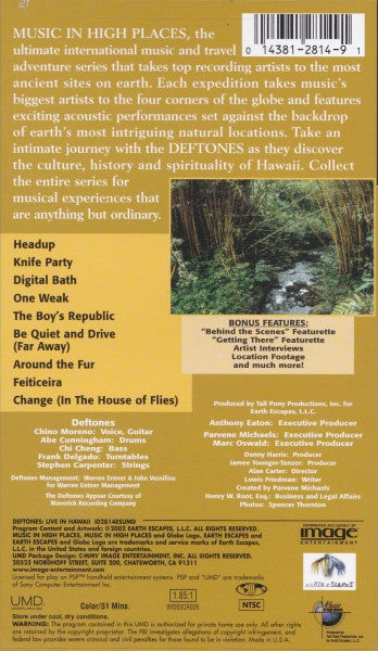 Deftones : Live In Hawaii (UMD, RE, NTS)