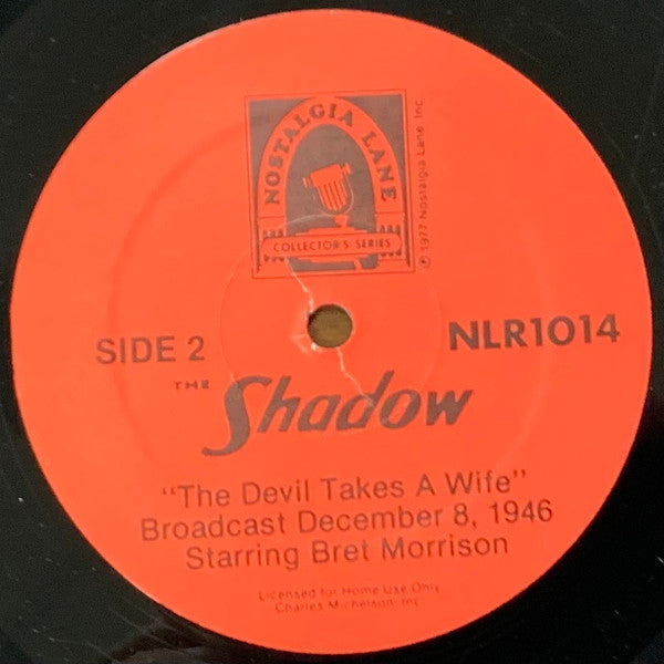 Various : The Shadow - Death From The Deep / The Devil Takes A Wife (LP)