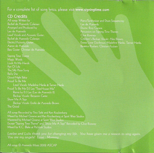 Rachel de Azevedo Coleman : Come Sing With Us! Volumes 1-3 (CD, Comp)