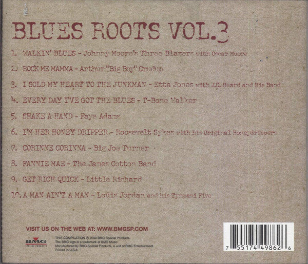 Various : Blues Roots Volume Three (CD, Comp)