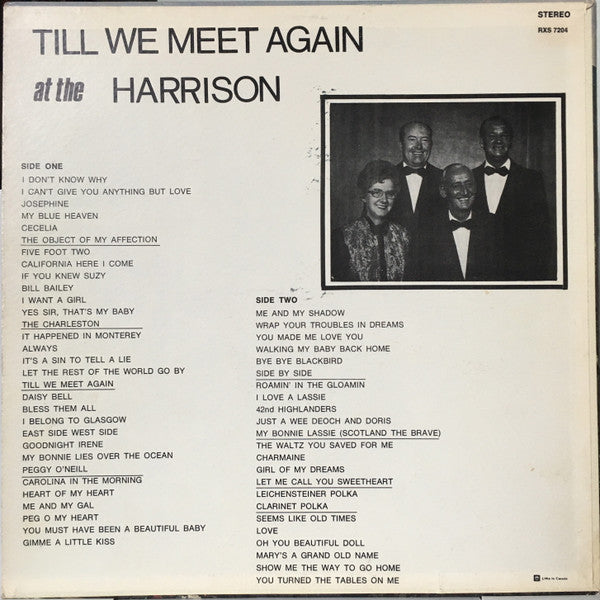 The Copper Room Orchestra : Til We Meet Again At The Harrison (54 Family Favourites) (LP)