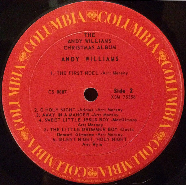Andy Williams : The Andy Williams Christmas Album (LP, Album, RP)