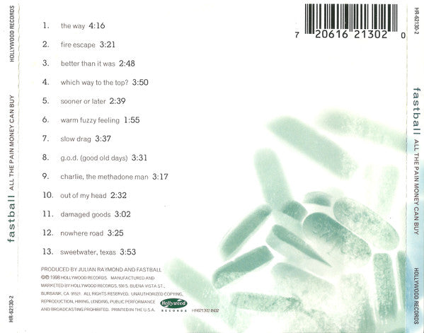 Fastball : All The Pain Money Can Buy (CD, Album, PMD)