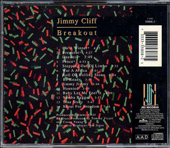 Jimmy Cliff : Breakout (CD, Album)