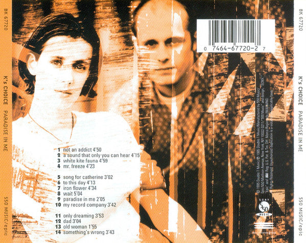 K's Choice - Paradise In Me (CD) (VG+) - Endless Media